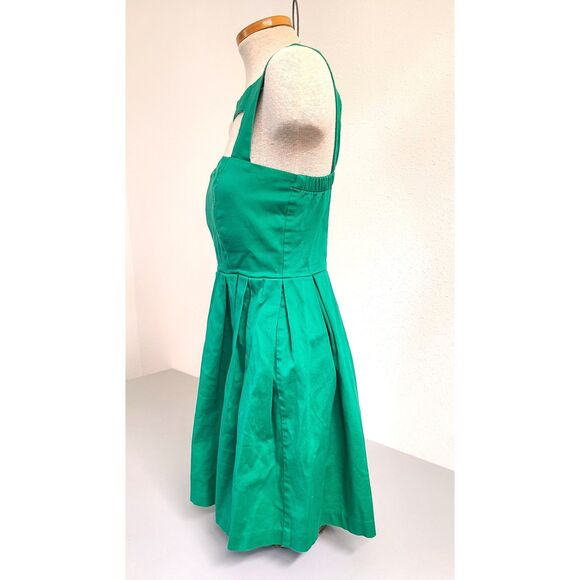 Vintage Ixia Rockabilly 50s Spring Green Knee Length SMALL Cottagecore Dress S - Picture 4 of 5